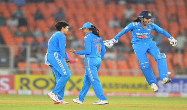 India Women win by 59, lead series 1-0