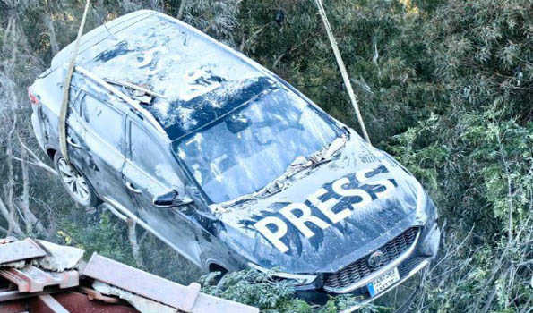 Israeli drone strike kills 3 journalists in southern Lebanon