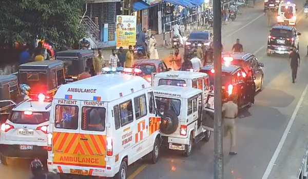 Convoy of Kerala CM involved in multiple collision, Vijayan safe