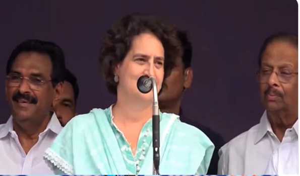 Priyanka lambasts Modi govt for neglecting rehabilitation of Wayanad landslide survivors