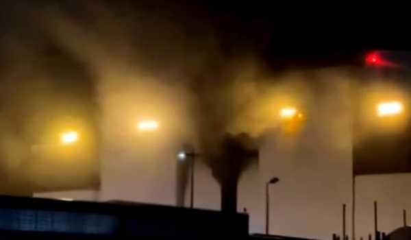 Fire breaks out at UK
