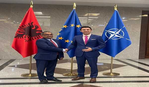 India, Albania hold bilateral talks in Tirana