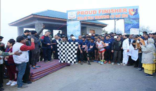 BSF hold Wular Half Marathon in Bandipora