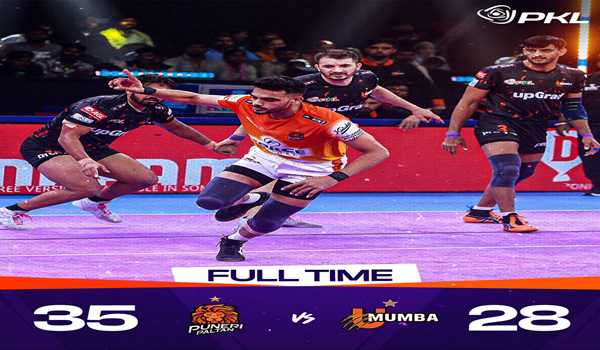 PKL: Aslam Inamdar, Gaurav Khatri helps Puneri Paltan to win over U Mumba