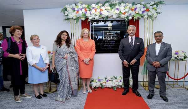 EAM inaugurates new Indian consulate in Brisbane