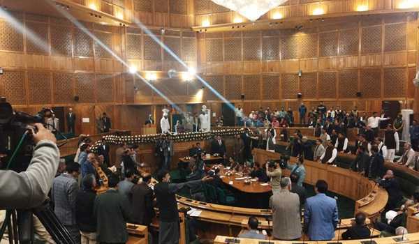 J&K Assembly witnesses ruckus over PDP mla resolution against abrogation of Article 370