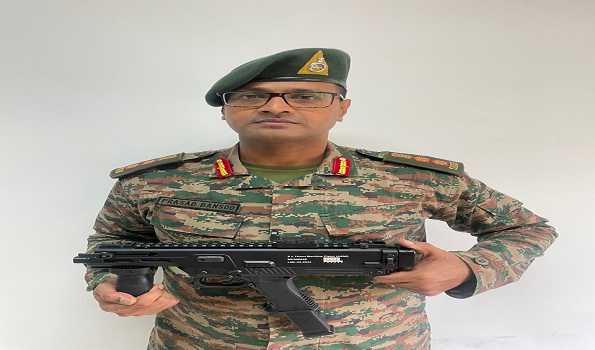 Indian Army inducts  550 ‘Asmi’ machine pistols into J&K Northern Command