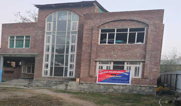 Police attach property of drug trafficker in  Anantnag under Narco Act