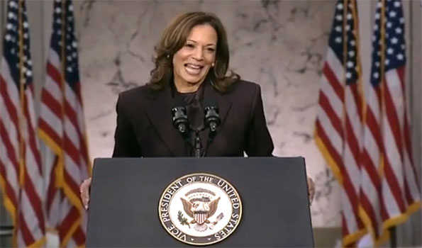 Harris delivers concession speech, saying results must be accepted
