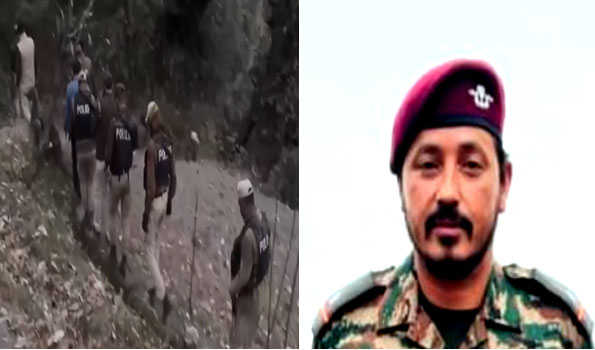 One JCO killed and three army personnel injured in an gunfight in Kishtwar