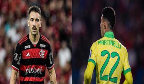 Ortiz, Martinelli earn Brazil call-up