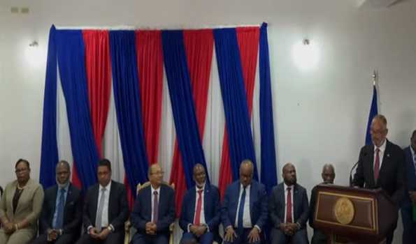 Haiti swears in new PM