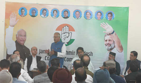 Strengthen grass root committees, gear up for ULB, Panchayat polls: J&K Congress Chief