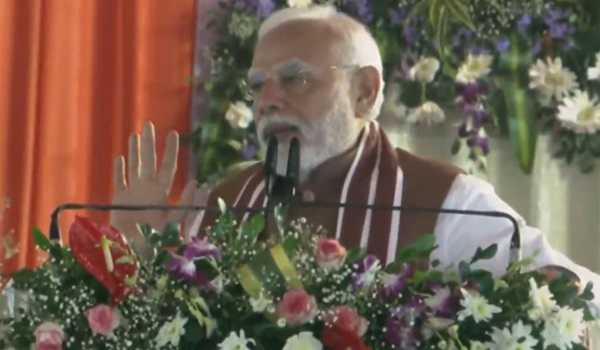 Bihar: PM  Modi lays foundation stone of AIIMS in Darbhanga