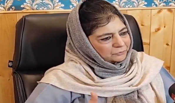 GoI should return 2 power projects to compensate losses suffered by JK people: Mehbooba