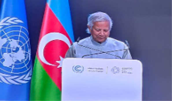 Bangladesh Chief urges global community to adopt 3 zeros in COP29
