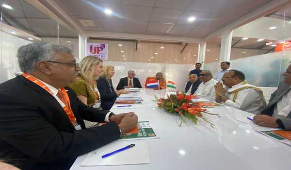 Yogi discusses digital agriculture in bilateral meeting with Netherlands