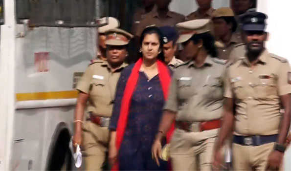 Arrested actress Kasthuri brought to Chennai from Hyd, remanded in judicial custody