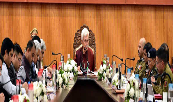 J&K LG reviews progress of development projects, security situation