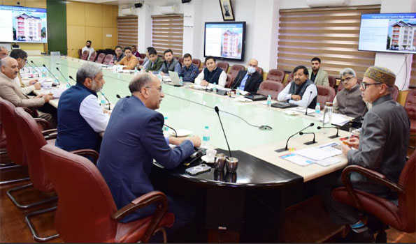 J&K CM reviews Estates, Hospitality-Protocol Departments