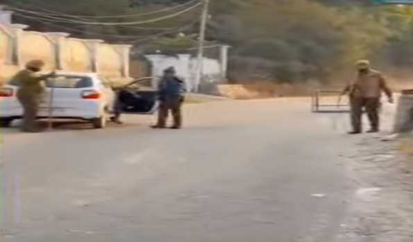 Jammu Police conduct search operation in Sidhra area