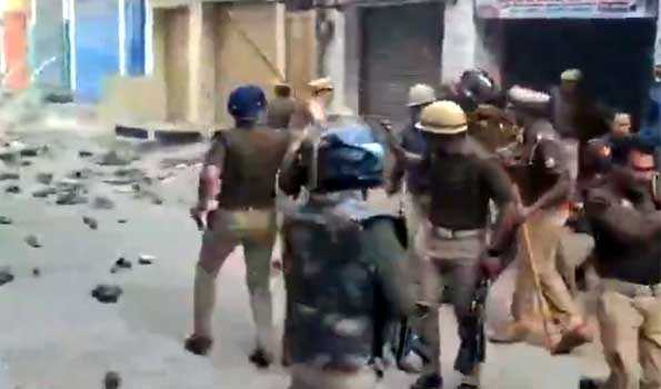 Stone pelted at team for survey of Jama Masjid in Sambhal district