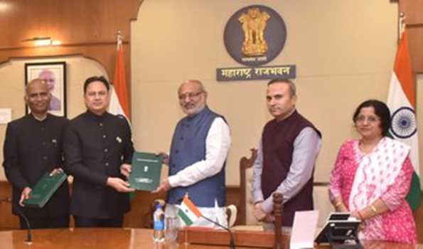 Maha: EC officials submit notification of state assembly elections to Governor