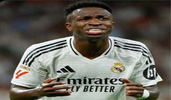 Hamstring injury to sideline Vinicius Jr for three weeks