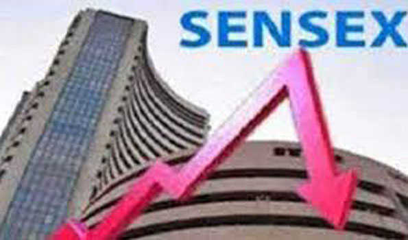 Sensex falls 105.79 pts