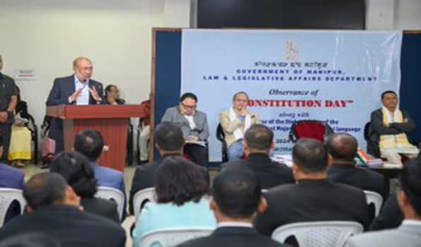 Manipur observes Constitution Day, releases new laws in Meitei script
