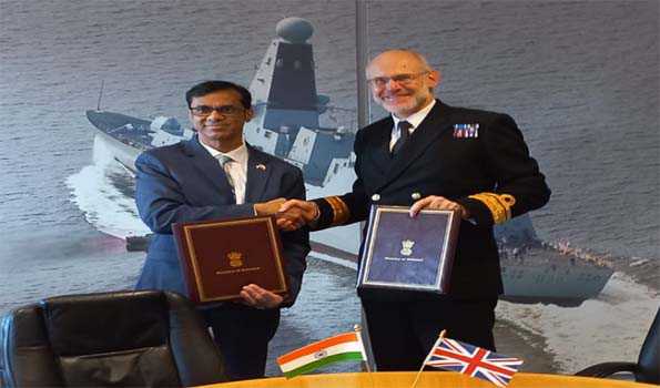 India, UK sign SoI on design & development of electric propulsion systems for Indian Navy