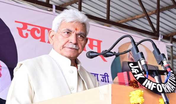 Terrorists will be wiped out from J&K: LG Sinha