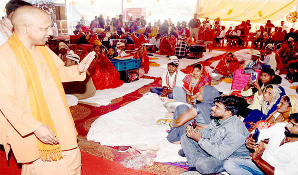Mass Marriage program a step against dowry, promotes social equality: Yogi