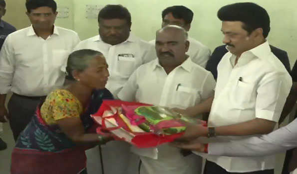 Stalin inspects Cyclone battered Villupuram dist, says due compensation will be given to the affected