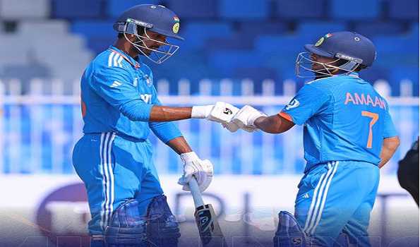 Amaan ton powers India to win at U19 Asia Cup