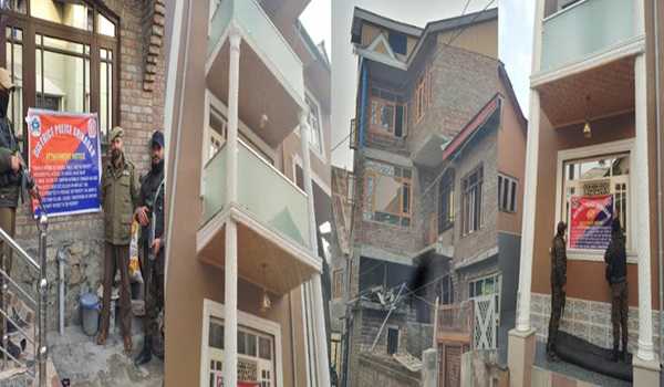 J&K police attaches properties worth Rs 3 cr of drug peddlers in Srinagar