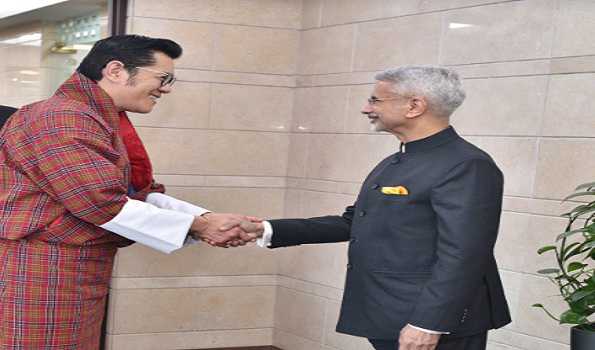 Bhutan King on India visit, received by EAM Jaishankar