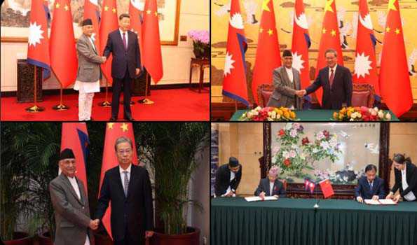 Nepal, China sign framework for BRI agreement during Beijing visit of PM Oli