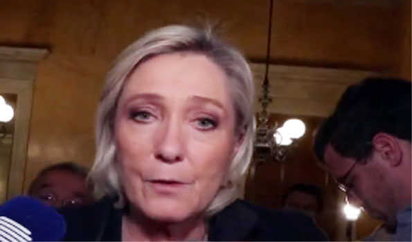 Le Pen to work with new French PM for fair budget