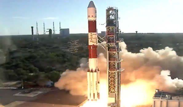 PSLV-C59 with Proba-3 spacecraft of ESA lifts off from Shar Range
