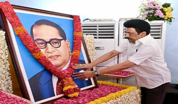 TN Guv, Stalin pay rich tributes to Dr Ambedkar