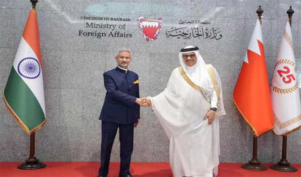 EAM co-chairs 4th High Joint Commission meeting with Bahraini counterpart in Manama