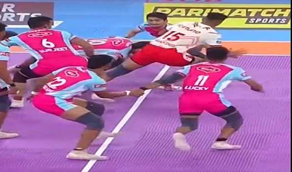 Jaipur Pink Panthers brush Gujarat Giants aside in Pro Kabaddi League