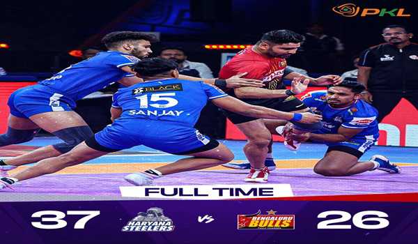 Haryana Steelers become first team to qualify for Playoffs in b PKL