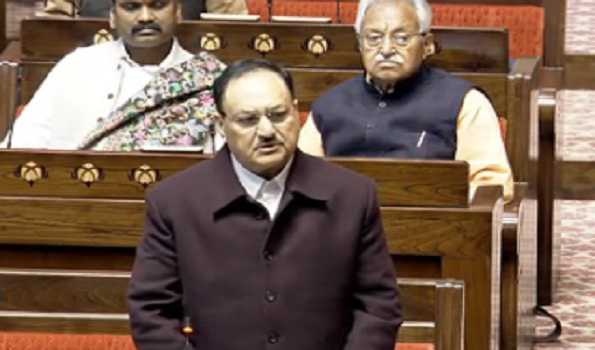 Nadda attacks Cong in Rajya Sabha over Emergency, Article 370