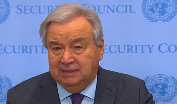 Sent humanitarian envoy to Syria to assist in relief efforts: UN Sec-Gen