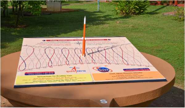 Charting the course of time : Sundial at VSSC Space Museum