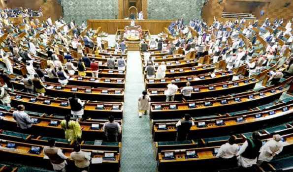 Both Houses adjourned till 2 pm after uproar by members