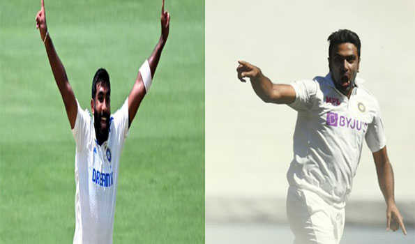 Jasprit Bumrah equals with Ashwin 904 rating points in ICC Test Bowling Rankings