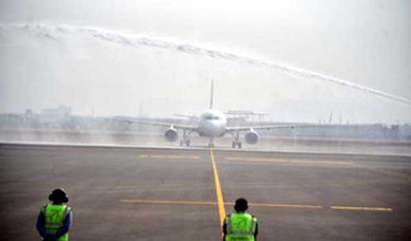 Maha: First commercial flight lands at Navi Mumbai International Airport